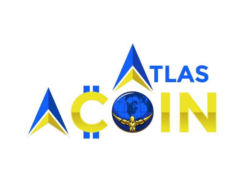 Atlas ACoin logo design by rizuki