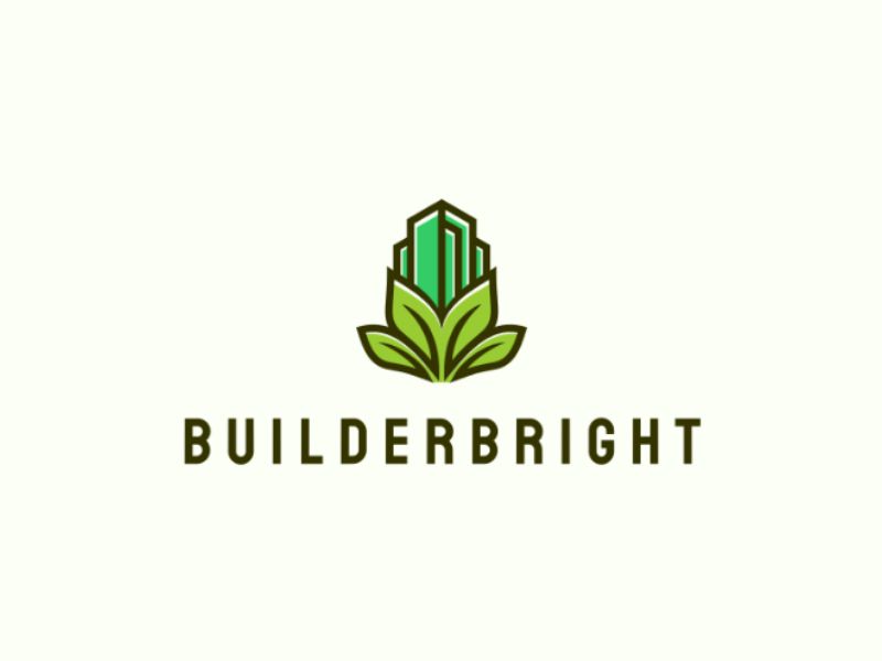 builderbright logo design by giphone