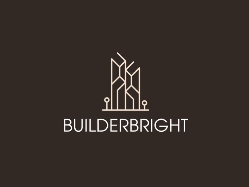 builderbright logo design by giphone