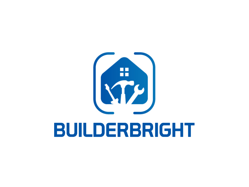 builderbright logo design by Gwerth