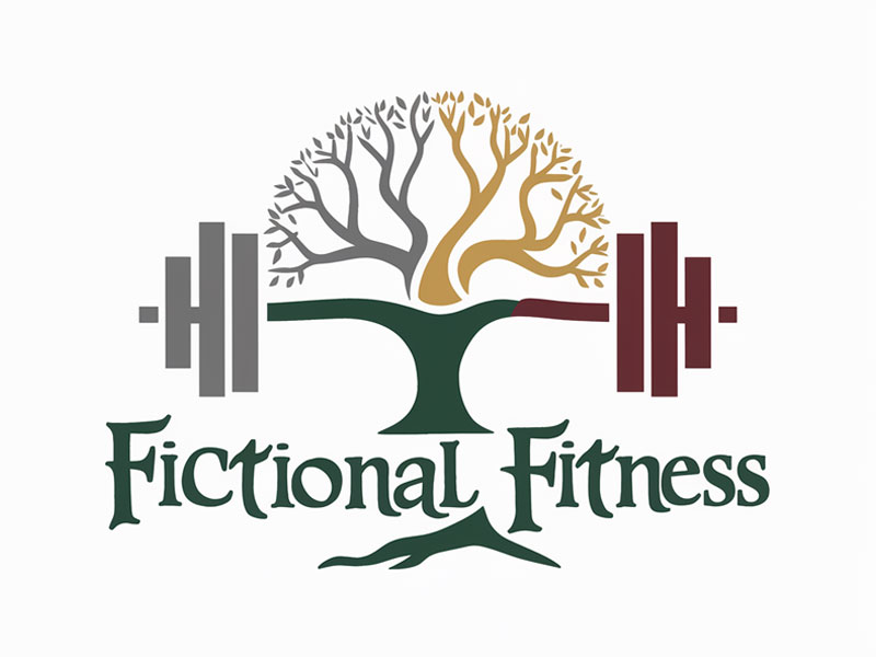 Fictional Fitness logo design by jandu