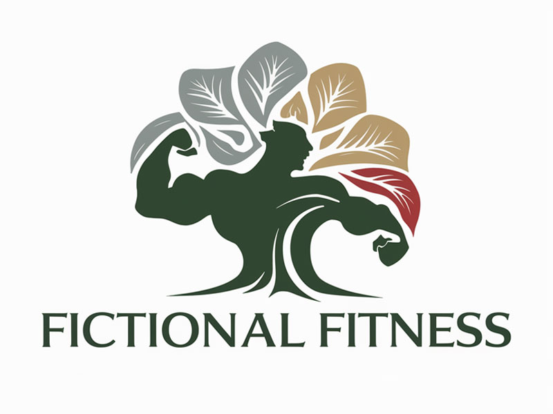 Fictional Fitness logo design by jandu