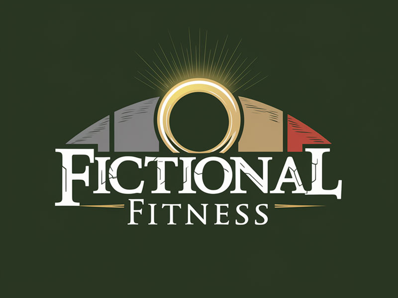 Fictional Fitness logo design by jandu