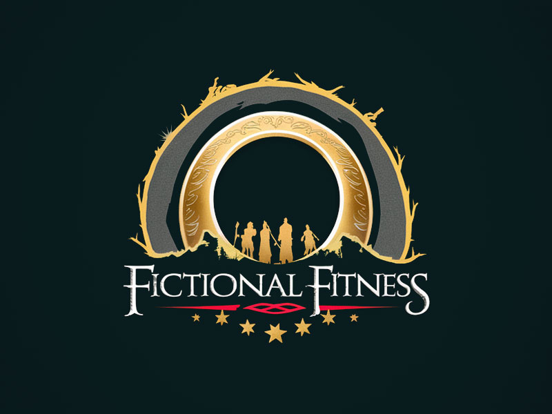 Fictional Fitness logo design by jandu