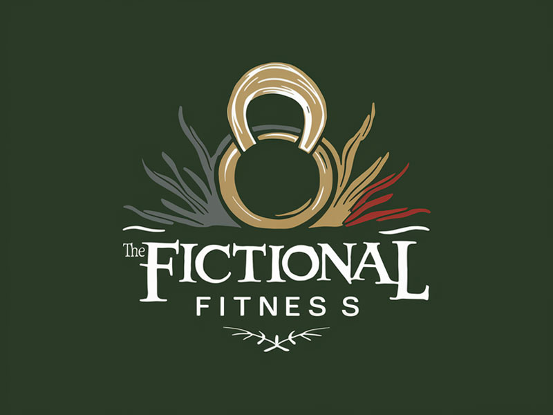 Fictional Fitness logo design by jandu