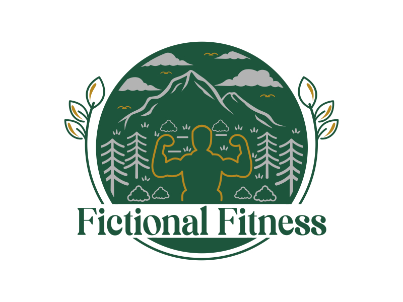 Fictional Fitness logo design by Yulioart