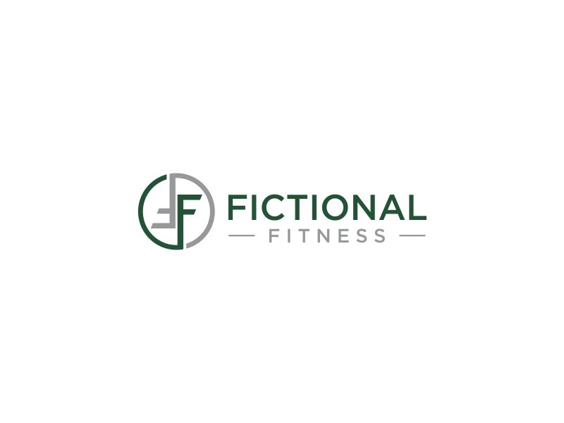 Fictional Fitness logo design by oke2angconcept