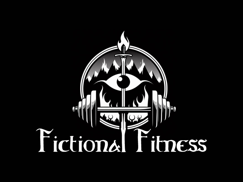 Fictional Fitness logo design by Gwerth