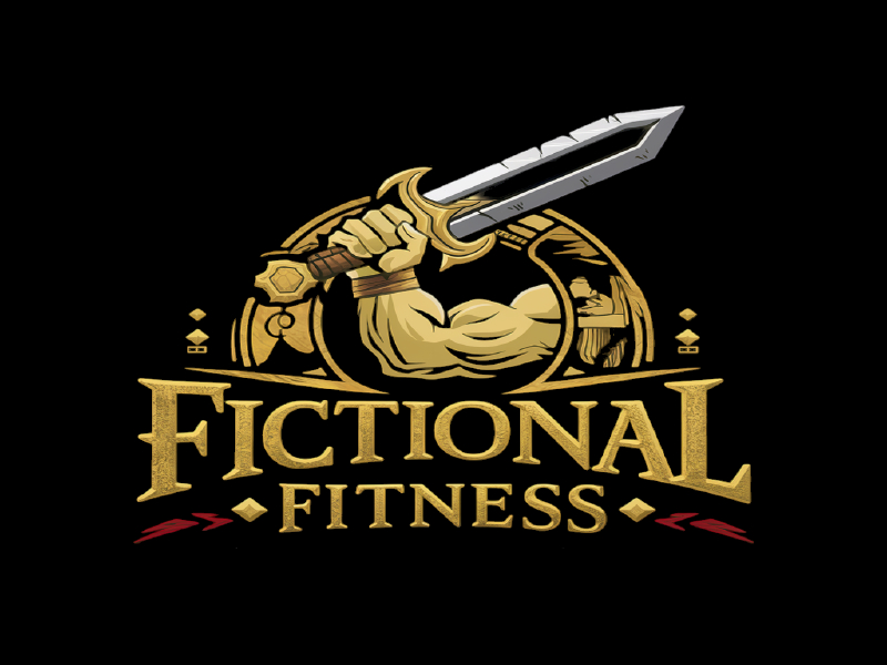 Fictional Fitness logo design by salim