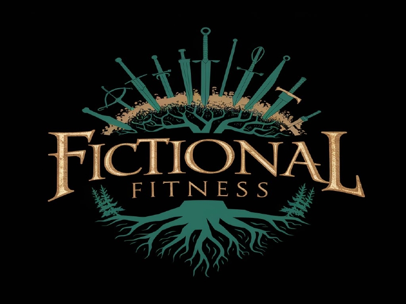 Fictional Fitness logo design by salim