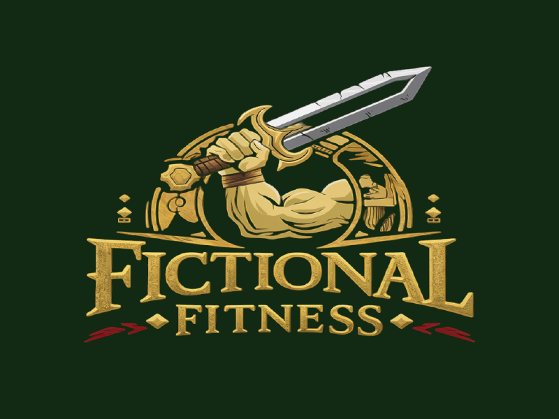 Fictional Fitness logo design by salim