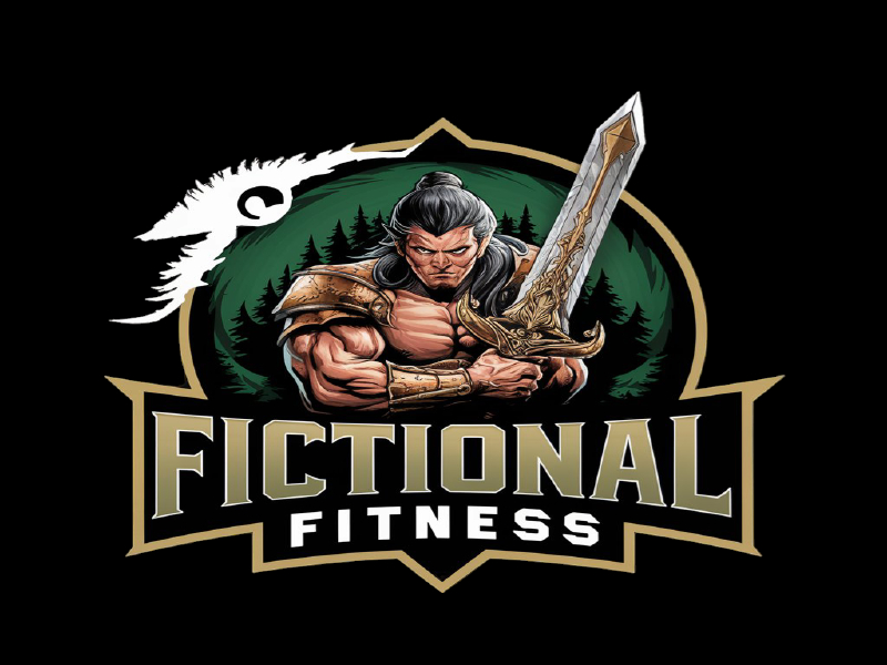 Fictional Fitness logo design by salim