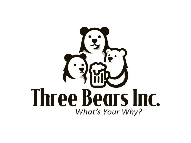 The bears INC logo design by Gwerth