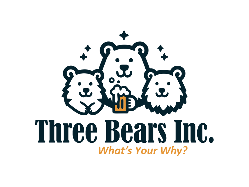 The bears INC logo design by Gwerth