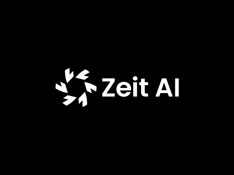 Zeit AI logo design by ahmadaji