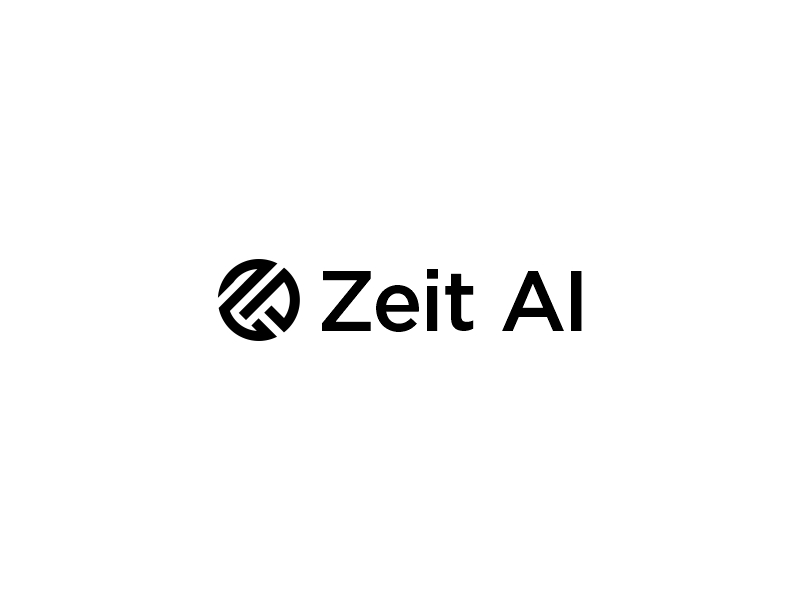 Zeit AI logo design by hunter$