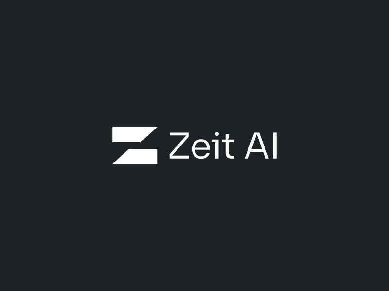 Zeit AI logo design by yoppunx