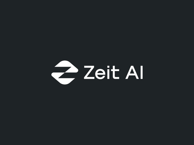 Zeit AI logo design by yoppunx