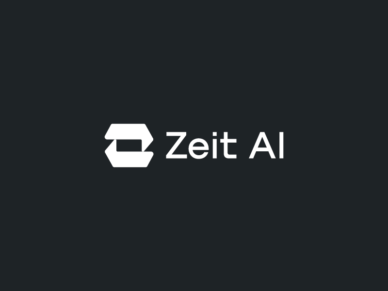 Zeit AI logo design by yoppunx