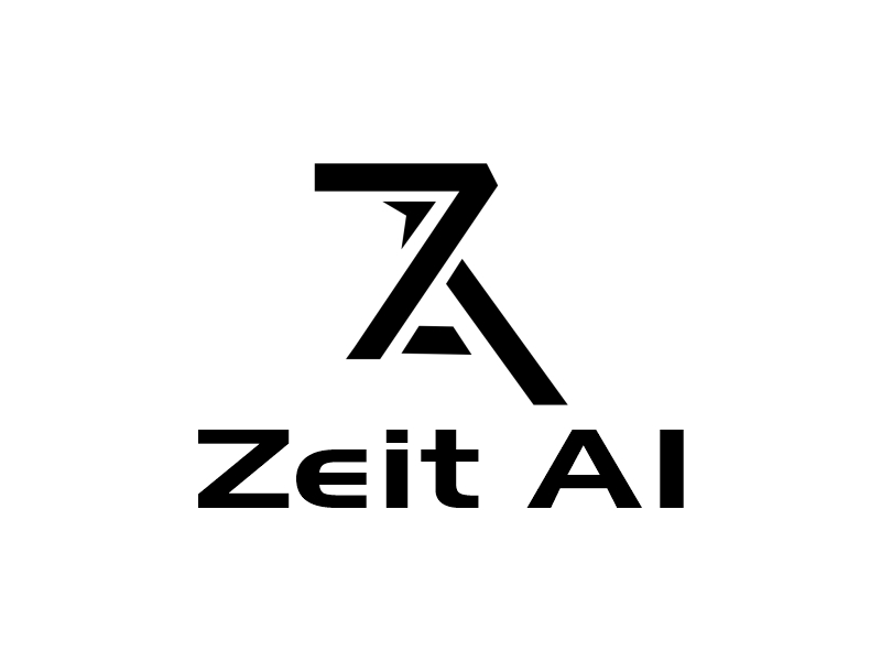 Zeit AI logo design by Gwerth