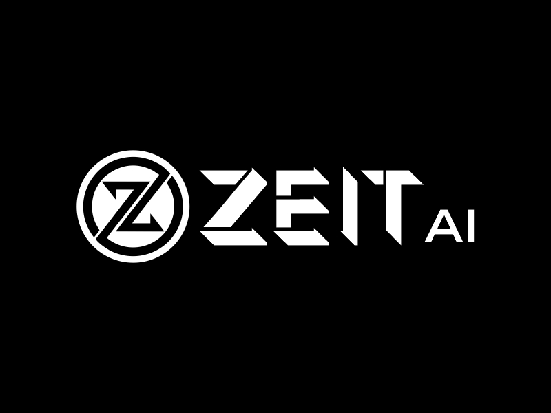 Zeit AI logo design by Gwerth