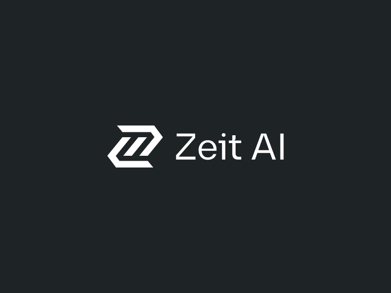 Zeit AI logo design by yoppunx