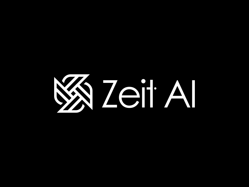 Zeit AI logo design by BlessedGraphic