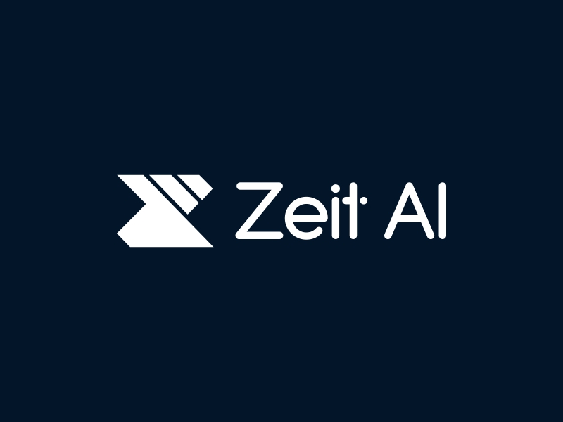 Zeit AI logo design by BlessedGraphic