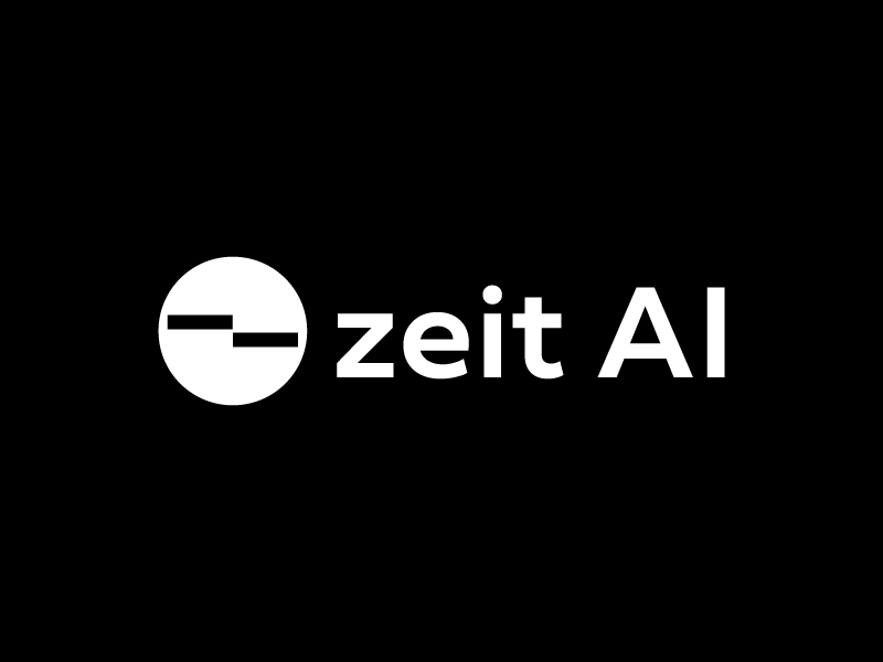 Zeit AI logo design by siti fajar