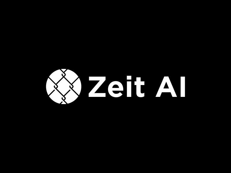 Zeit AI logo design by siti fajar