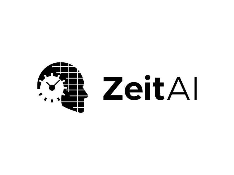 Zeit AI logo design by lokiasan