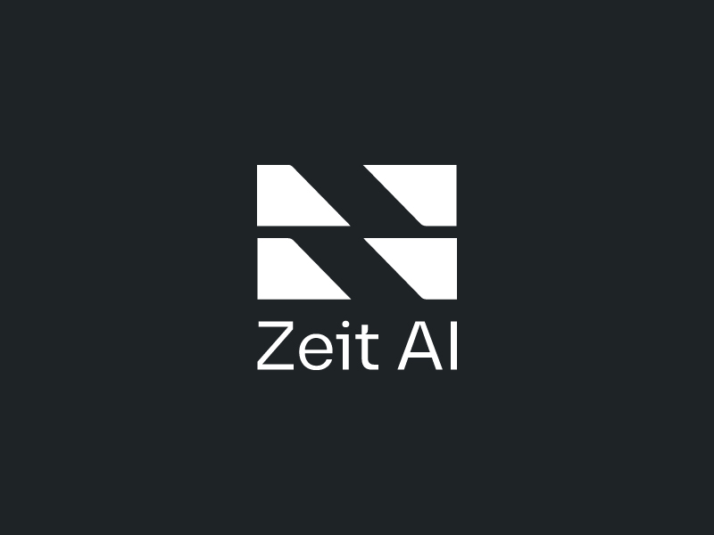 Zeit AI logo design by yoppunx