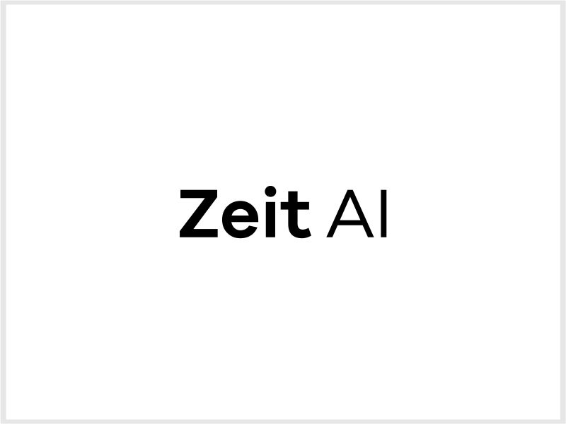 Zeit AI logo design by Avro