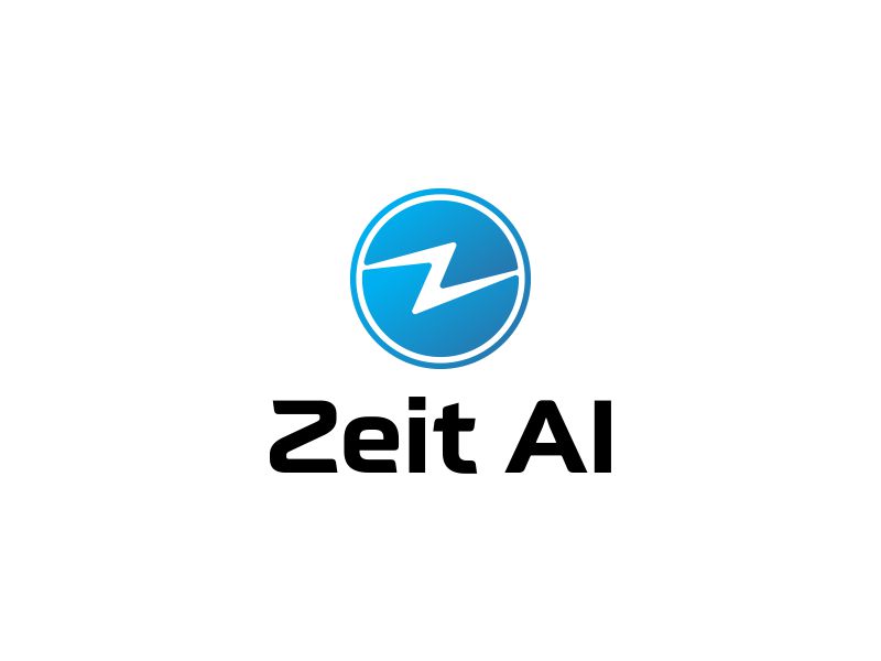 Zeit AI logo design by mudhofar808