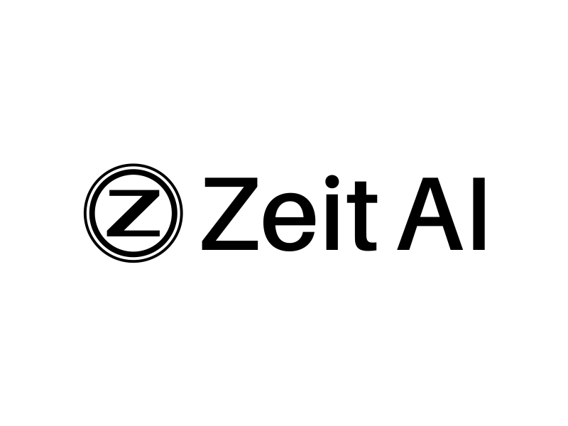 Zeit AI logo design by cintoko