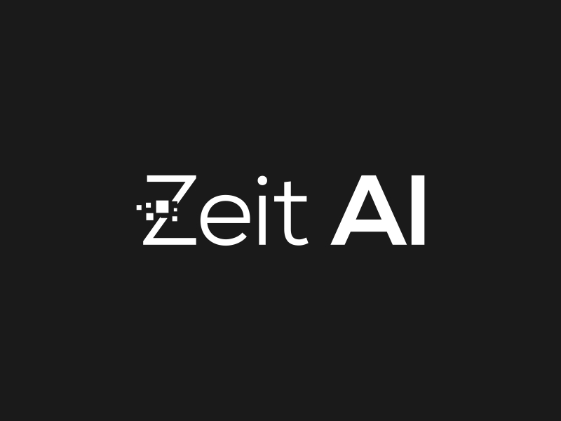 Zeit AI logo design by qqdesigns