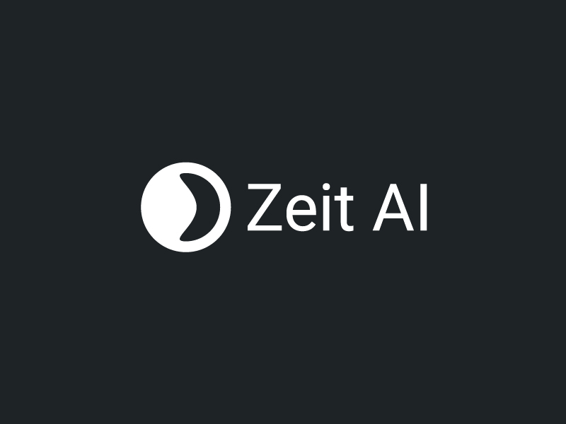 Zeit AI logo design by superbeam