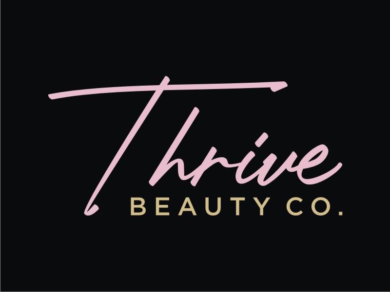 Thrive Beauty Co. logo design by johana