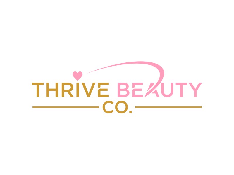 Thrive Beauty Co. logo design by Diancox