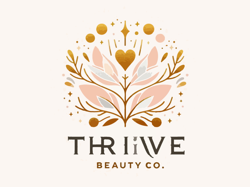 Thrive Beauty Co. logo design by Rahul Biswas