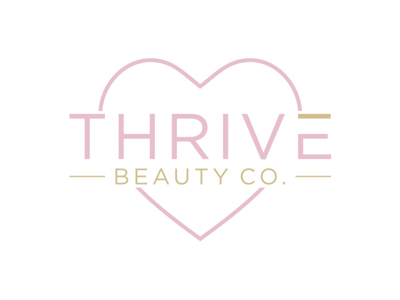 Thrive Beauty Co. logo design by johana