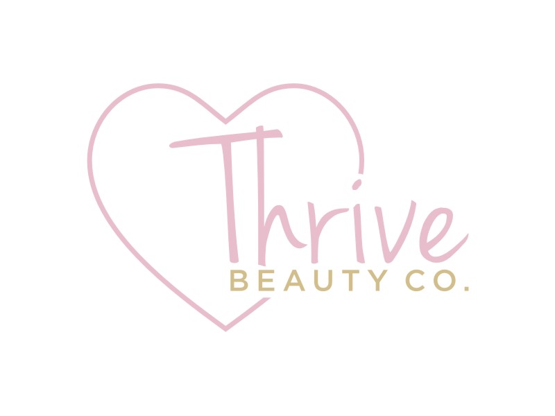 Thrive Beauty Co. logo design by johana