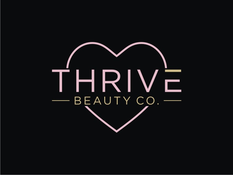 Thrive Beauty Co. logo design by johana