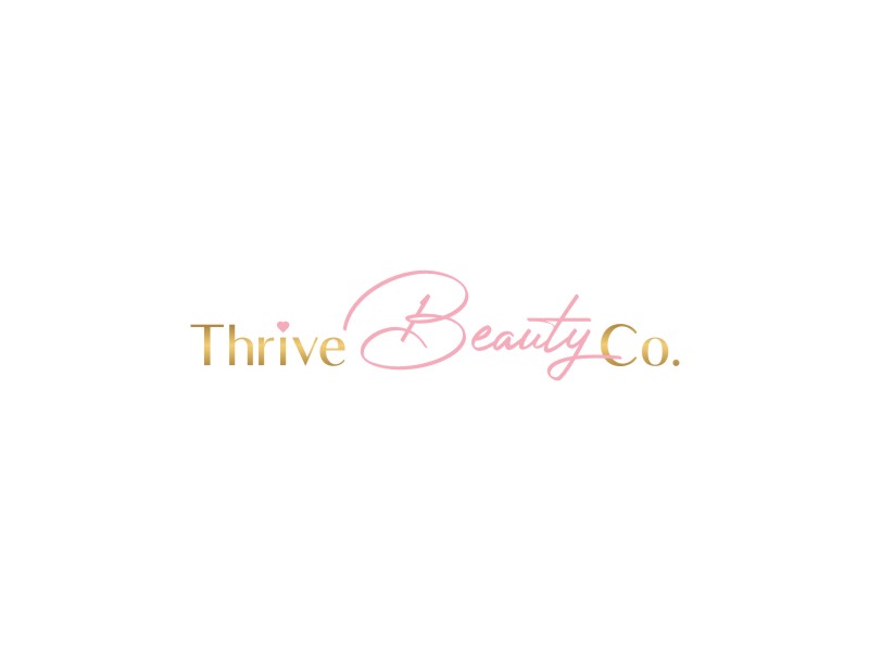 Thrive Beauty Co. logo design by jancok