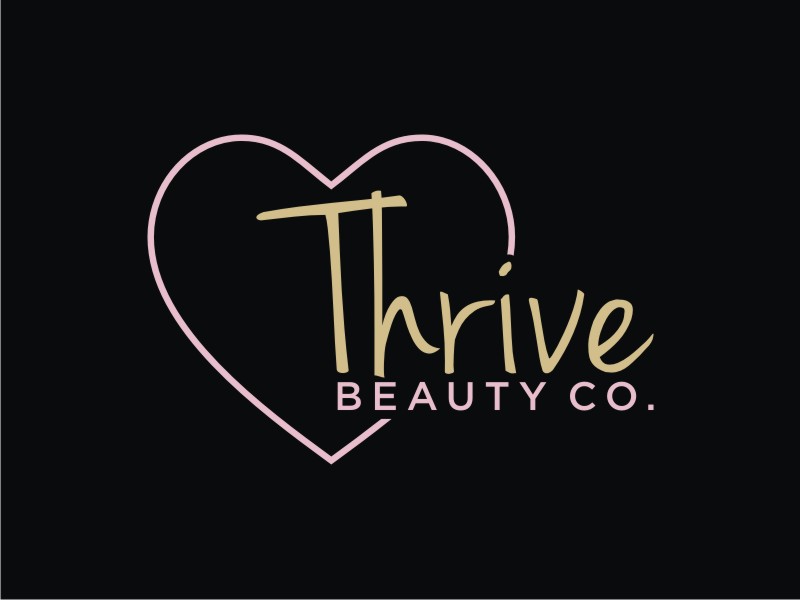 Thrive Beauty Co. logo design by johana