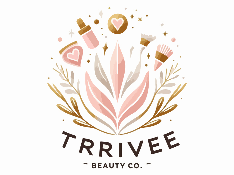 Thrive Beauty Co. logo design by Rahul Biswas