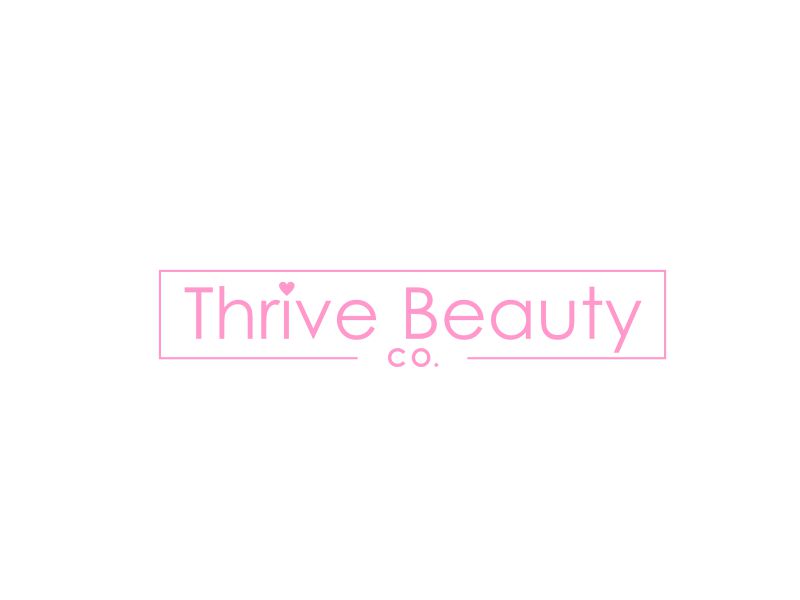 Thrive Beauty Co. logo design by MRANTASI