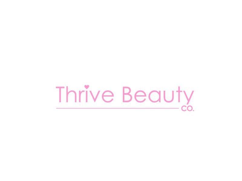 Thrive Beauty Co. logo design by MRANTASI