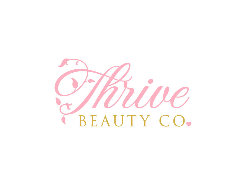 Thrive Beauty Co. logo design by aryamaity