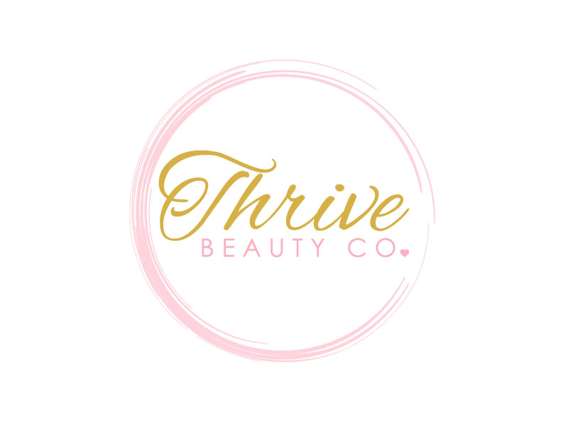 Thrive Beauty Co. logo design by aryamaity